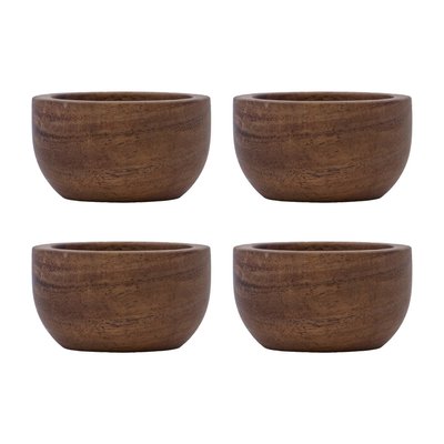 Coquetier Wood lot de 4 HOUSE DOCTOR