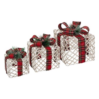 Décoration lumineuse branche d eucalyptus 25 LED à piles FEERIC LIGHTS & CHRISTMAS