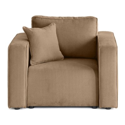 Fauteuil en Velours côtelé plat - TOPAZE LISA DESIGN