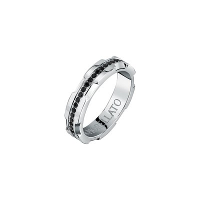 Bague en Acier, Pierre PP URBAN MORELLATO