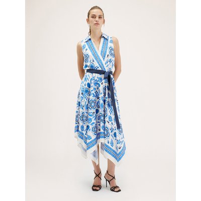 Robe à motif foulard avec bas asymétrique MOTIVI