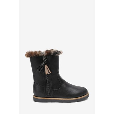 Bottines zippées et en imitation fourrure NEXT