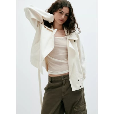 Jean cargo regular waist MANGO