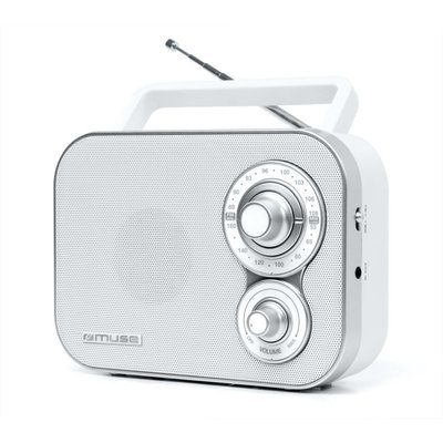 Radio FM MUSE M-051 RW blanche MUSE