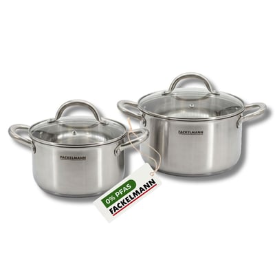 Batterie de cuisine 2 faitouts 20/24cm VITA3 FACKELMANN