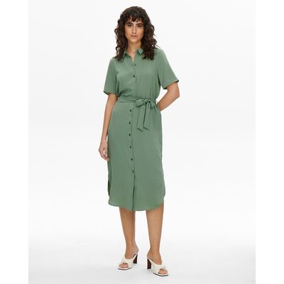 Tie-Waist Shirt Dress JDY