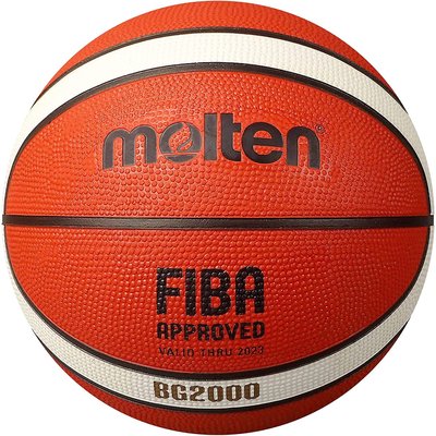 Ballon de Basket d'entraînement, caoutchouc, adhérent, 12F MOLTEN