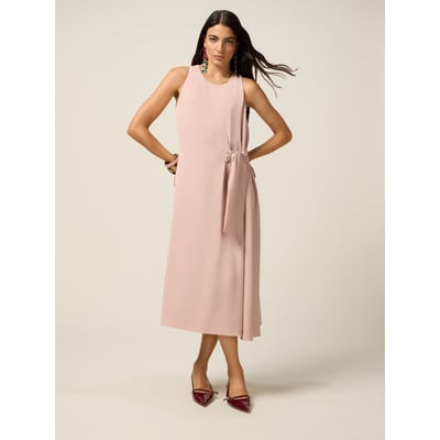 Robe Moulante Sans Manches Bleue - Taille XS - Neuf Avec étiquettes - Volant