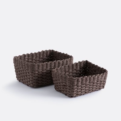 Lot de 2 paniers en corde de papier, Alano LA REDOUTE INTERIEURS