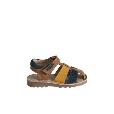 Sandales scratchées cuir enfant collection maternelle VERTBAUDET