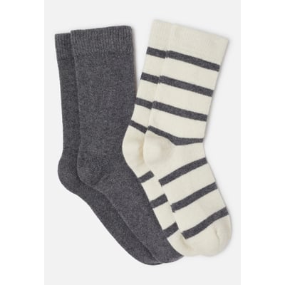 Paires de chaussettes thermolactyl avec laine et cachemire - Lot de 2 DAMART