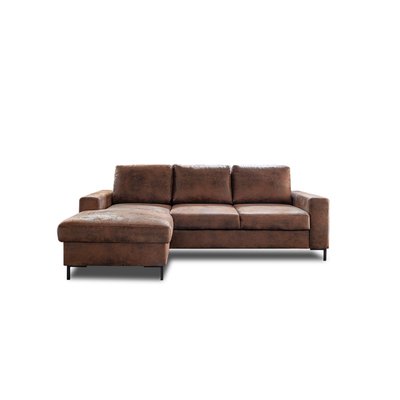 Canapé d'Angle Convertible en Microfibre 4 places - LILLY LISA DESIGN