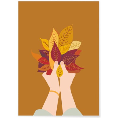 Affiche Abstract Autumn 2 L'AFFICHERIE