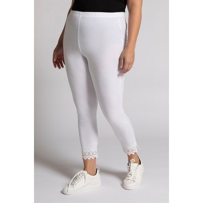 Legging 7/8, bordure en dentelle, coton bio ULLA POPKEN