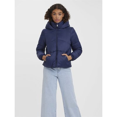 Doudoune bleu et marron femme La Redoute
