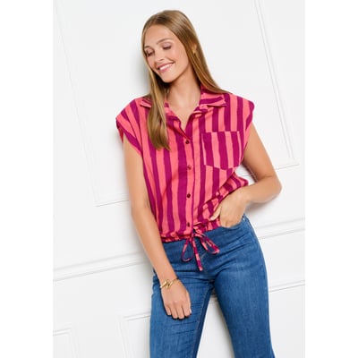 Chemise rayures irrégulières LOLALIZA