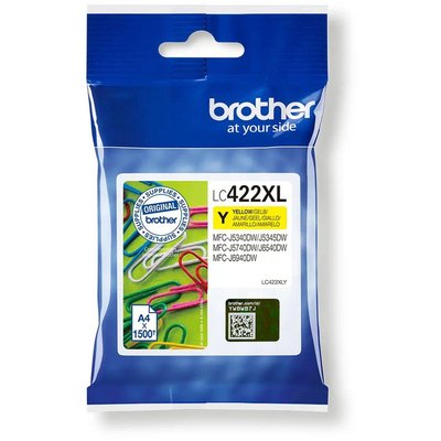 Cartouche d'encre LC422 XL Jaune BROTHER