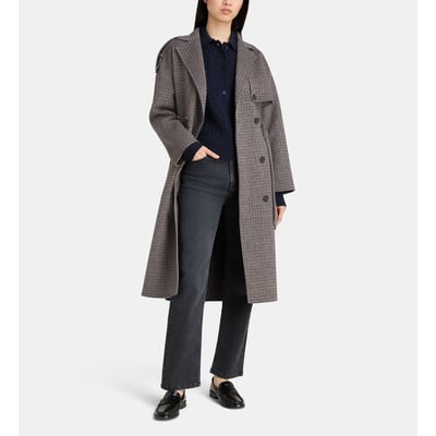 Manteau droit long levanio kro double face JODHPUR