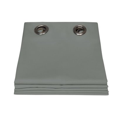 Rideau Extérieur Oeillet Gris MC8011 135 x 250 (LxH) MOONDREAM