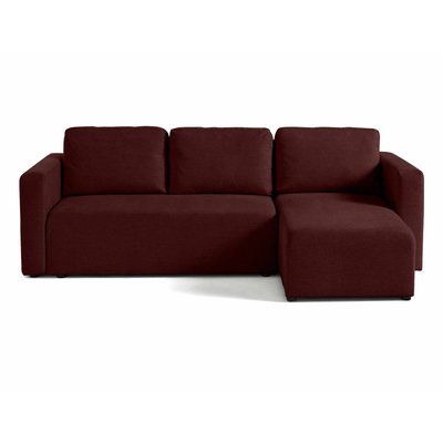 Canapé d'Angle Convertible en Tissu texturé 4 places - CANOPY LISA DESIGN