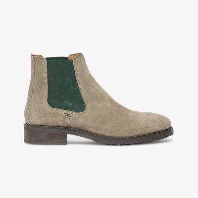 Chelsea boots beige homme La Redoute
