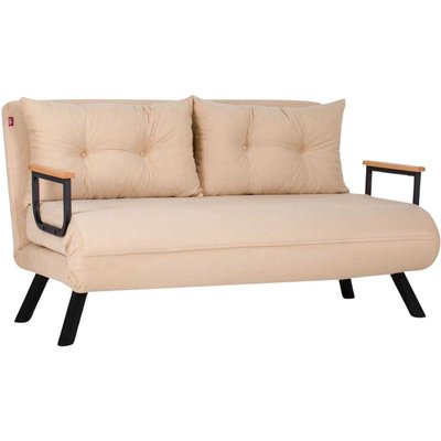 Canapé 2 places convertible en tissu Sando HANAH HOME