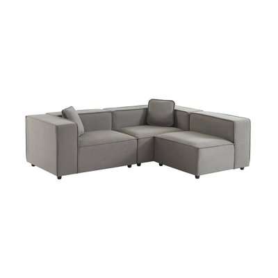 Canapé modulable 3 places tissu déperlant SENSE SWEEEK