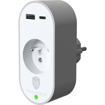 Câble alimentation 1 prise + USB-A + C 540J EU FORCE POWER