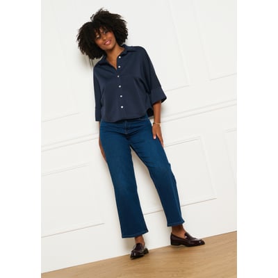 T-shirt col polo boutonné LOLALIZA