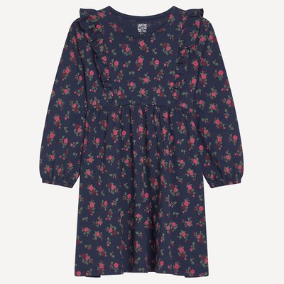Robe à manches longues, imprimé floral, en jersey LA REDOUTE COLLECTIONS