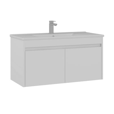 Meuble sous vasque 100 cm + vasque MOANA PIER IMPORT