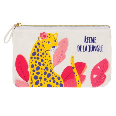 Pochette coton Reine de la jungle DRAEGER PARIS