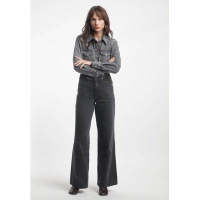 Jeans large taille moyenne long LABDIP