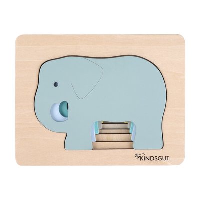Jeu' de'eveil - Puzzle animaux elephant KINDSGUT