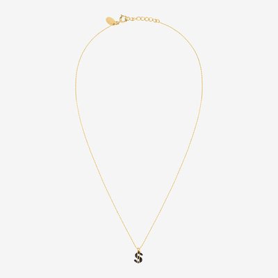 Collier doré jet dollar - casino CAROLINE NAJMAN
