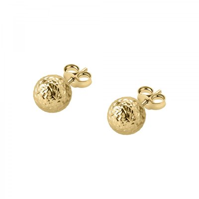 Boucles d'oreilles en or jaune 750 CLASSIC BLUESPIRIT