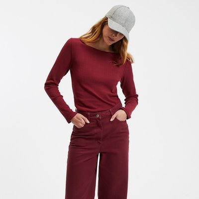 Bordeaux rood shirt La Redoute