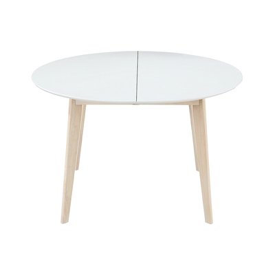 Table à manger scandinave ronde extensible L120-150 cm LEENA MILIBOO