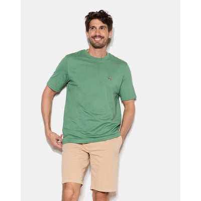 T-Shirt motif devant; brodé T-TOGS CHEVIGNON