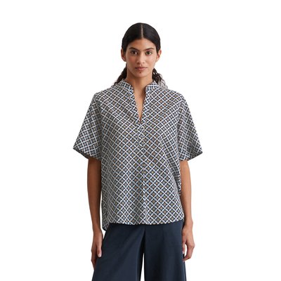 Blouse tunique à motifs regular en voile de coton léger MARC O'POLO