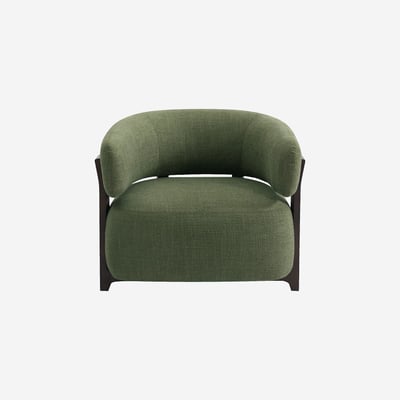 Fauteuil droit polyester BARREA HABITAT