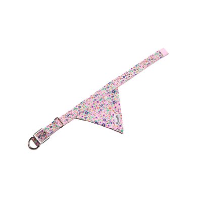 Bandana Chien et Chat PINK BLOSSOM FRENCH BANDIT