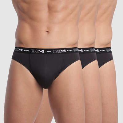 Pack of 3 Briefs in Stretch Cotton DIM