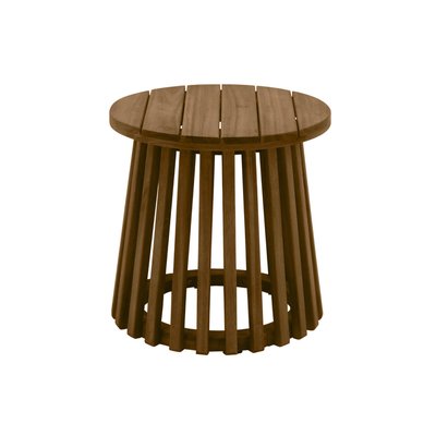 Table basse ronde en bois massif D40 cm  - NASSAU MILIBOO