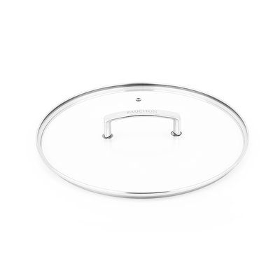 FAUCHAN ART DE LA TABLE Couvercle 32cm en verre et en aluminium signature LAGUIOLE