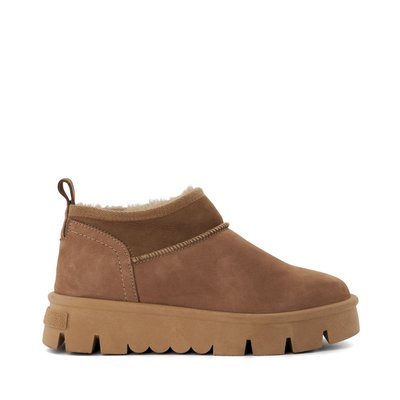 Bottines doublées de imitation fourrure - POD DUNE LONDON