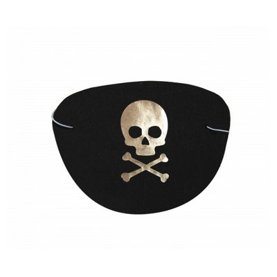Cache oeil pirate 8 pcs en carton PARTY PRO