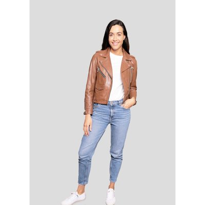 Cuir Col cranté  JUTTA TRIPWAY REDSKINS