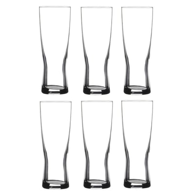 Lot de 6 verres à bière 36cl MALTA DECORATIE