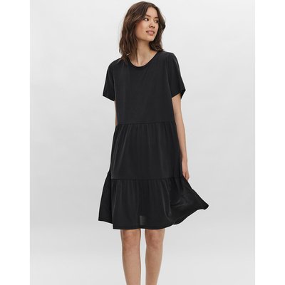 Платье расклешенное с короткими рукавами VERO MODA